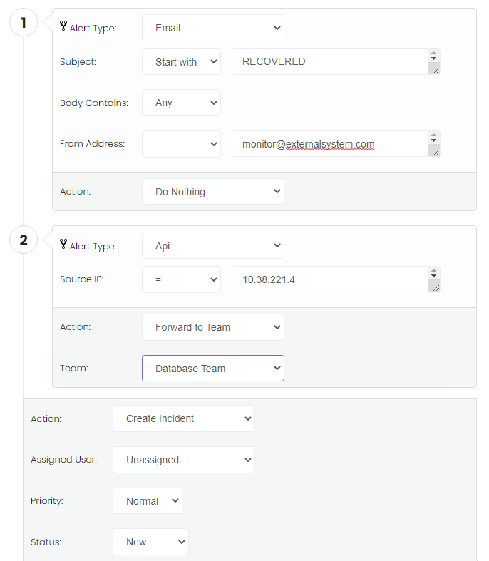 Alert Routing Rules